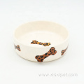 Custom Ceramic Animal Dog Food Bowl for Dogs